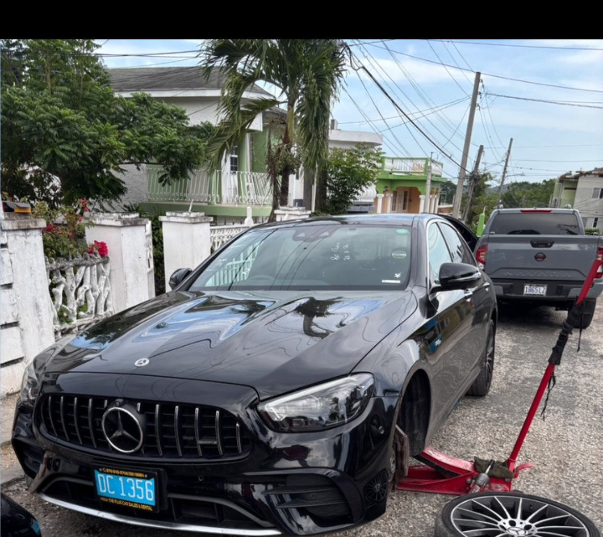 Mercedes-AMG E53 — Air-suspension repair